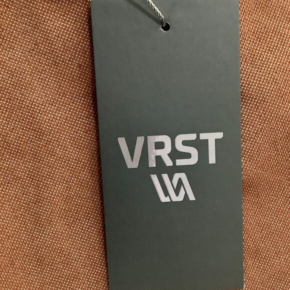 Mens VRST  Brown Long Sleeve Button Dress/Casual  Shirt Large  Stretch NWT - Picture 9 of 10